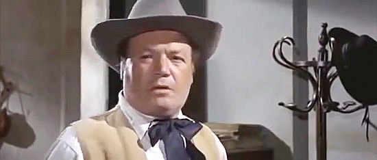 Damian Rabel as the sheriff, wondering what happened to his deputies in Twice a Judas (1968)