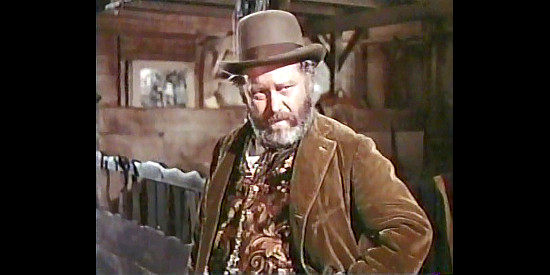 Edgar Buchanan as Uncle Willie McLeod, Allison's dad and a man with a secret in The Desperadoes (1943)