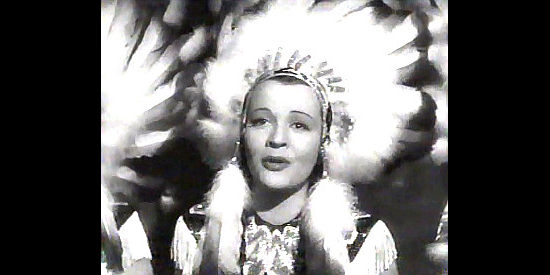 Ellen Drew as Joan Cameron in one of the song and dance numbers in Buck Benny Rides Again (1940)