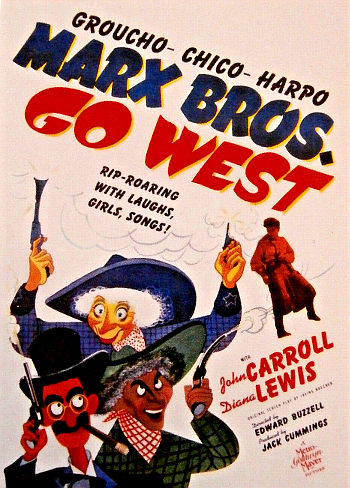 Go West (1940) poster