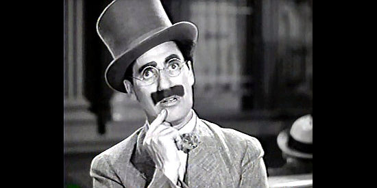 Groucho Marx as S. Quentin Quade in Go West (1940)