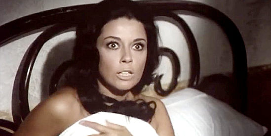 Monica Randall as Lupe, reunited with the man who wronged her in Pancho Villa (1972)