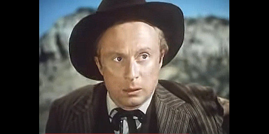 Norman Lloyd as Jim Gordon, the man who double crosses Sam in Calamity Jane and Sam Bass (1949)