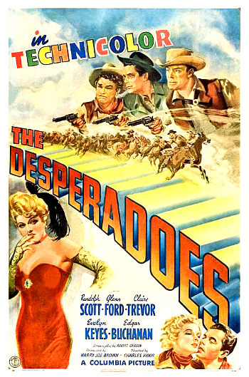 The Desperadoes (1943) poster