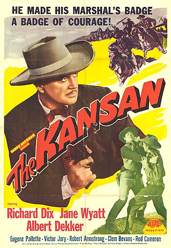 The Kansan (1943) poster