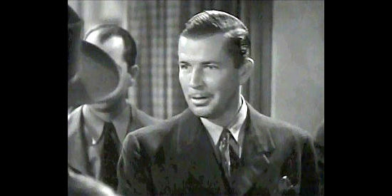 Bruce Cabot as Jap Durkin, clashing with Pierre for the first time in Pierre of the Plains (1942)