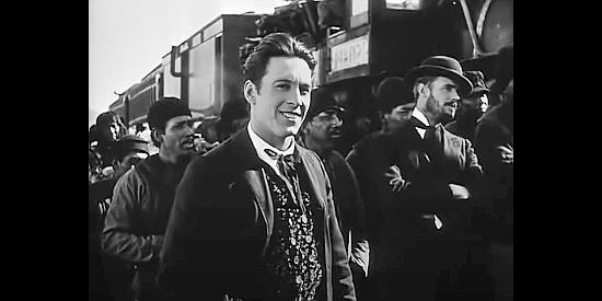 George O'Brien as Dave Brandon, with an occasion to celebrae in The Iron Horse (1924)