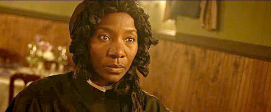 Jeryl Prescott as Desdemona Lark, the former slave forced to bear her master's daughter in West of Hell (2018)