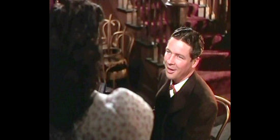 Kenny Baker as Terry O'Halloran, the man who falls for Deborah in The Harvey Girls (1946)