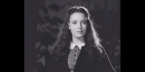 Linda Darnell as Zina Webb, the non-Mormon who decides to head west with Jonathan's family in Brigham Young (1940)