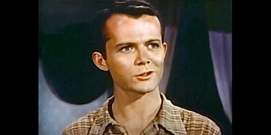 Lon McCallister as Danny Turner, the young man who travels west to live with the man his mom once wanted to marry in The Big Cat (1949)