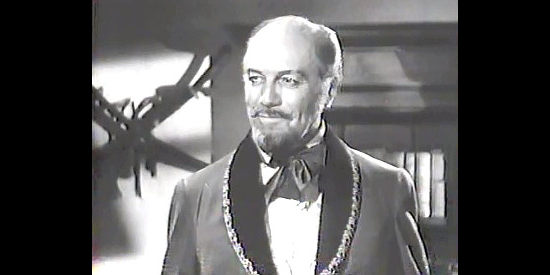 Montagu Love as Don Alejandro Vega, Diego's father in The Mark of Zorro (1940)