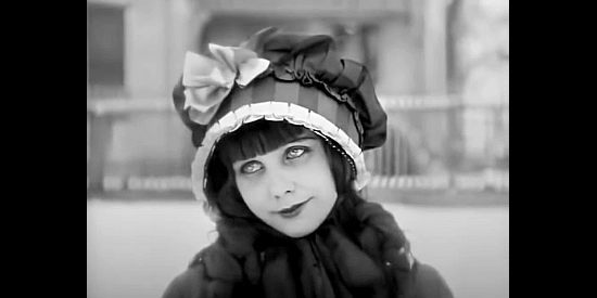 Peggy Cartwright as a young Miriam Marsh in The Iron Horse (1924)