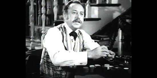 Porter Hall as Mayor Dog Killey, who runs the saloon where Dora sings in The Woman of the Town (1943)
