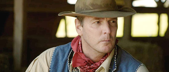 Scott Van de Mark as Rom Evans, one of the Flat Oak town leaders in The Rogues of Flat Oak (2018)