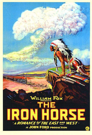 The Iron Horse (1924) poster