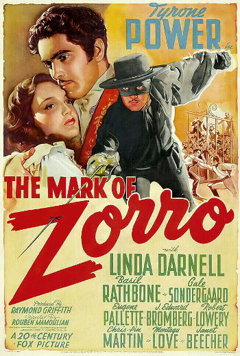 The Mark of Zorro (1940) poster