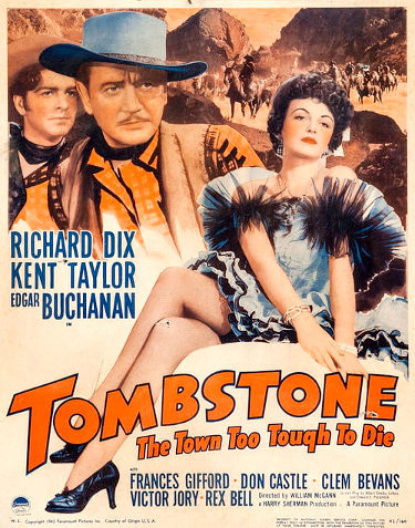 Tombstone, the Town Too Tough to Die (1942) poster