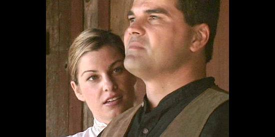 Wendy Wiltsey as Melissa trying to reassure Sheriff Tom Peavy in Sheriff of Contention (2010)