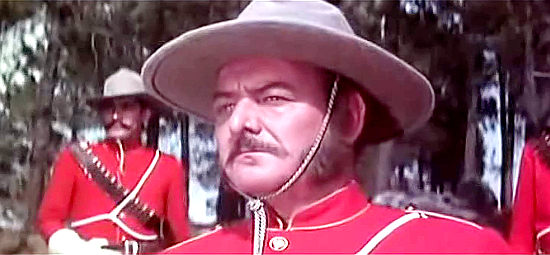 Alfonso Rojas as Sgt. O'Neil, the officer who despises half-breeds in Mestizo (1965)