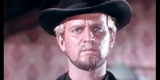 Lucio Rosato (Luc Rasat) as Sugar Kane, Ted Shore's hired gunman in Winchester Bill (1967)