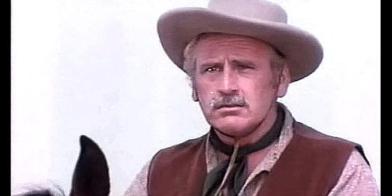 Luis Induni as the sheriff, trying unsuccessfully to do Shore's bidding and run a stranger out of town in Winchester Bill (1967)