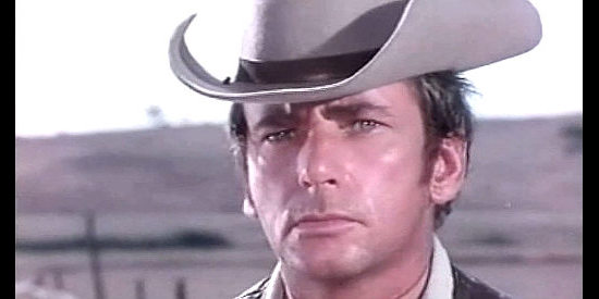 Richard Wyler as Billy Walsh, about to deal with a crooked mine boss and a bandit in Winchester Bill (1967)