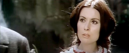 Elisa Ramirez as Dona Conchita Herrera, who knows enough about an arms shipment to put her in danger in Son of Zorro (1973)