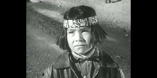 Francis Kee Teller as Son of the Hunter, forever wary of the white man's intentions in Navajo (1952)