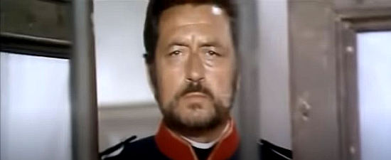 Franco Fantasia as Capt. Francois Bardot, the officer forever promising to capture Zorro in Son of Zorro (1973)