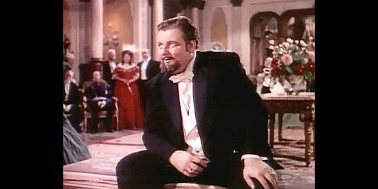 Walter Slezak as Dimitiroff, the Russian businessman infatuated with Salome in Salome Where She Danced (1945)