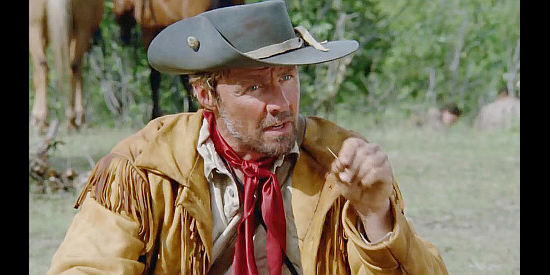 Dale Wilson as Capt. Barry, determined to track down renegade Indians in Black Fox, The Price of Peace (1995)