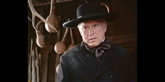 G.D. Spradlin as Pastor Dyer, condemning Jane for remaining unmarried in Riders of the Purple Sage (1996)
