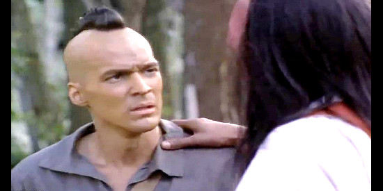 J.C. White Shirt as Lohaheo, Joseph Brandt's Iroquis 'brother' in The Broken Chain (1993)