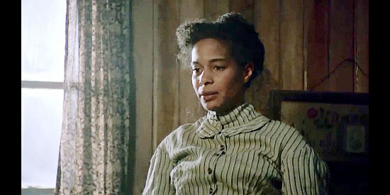 Janet Bailey as Mary Johnson, pondering on the cruelty of post-war Texas in Black Fox, Good Men and Bad (1995)