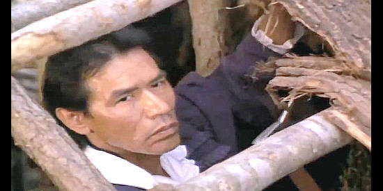 Wes Studi as Seth, chief of the Iroquis in The Broken Chain (1993)