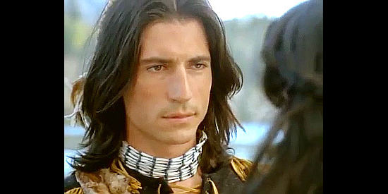 Billy Wirth as Corby White, returning to his father's Indian ways in Childen of the Dust (1995)