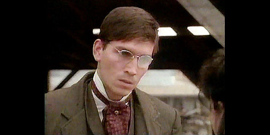 Jim Caviezel as Dexter Maxwell, pleading with Rachel on Shelby Hornbeck's behalf in Children of the Dust (1995)