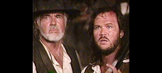 Kenny Rogers as Quentin Leech with Travis Tritt as Benjamin Taber in Rio Diablo (1993)