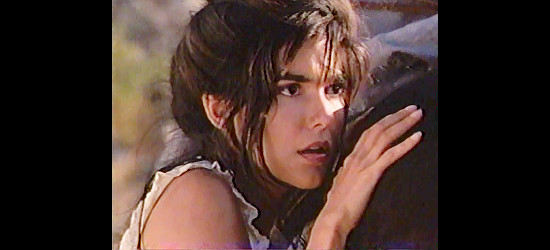 Laura Harring as Maria, Benjamin's kidnapped bride in Rio Diablo (1993)