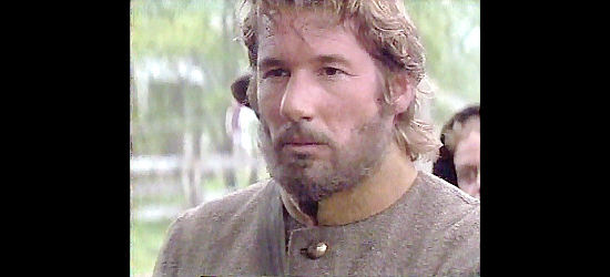 Richard Gere as a haggard Jack Sommersby, back home after six years in Sommersby (1993)