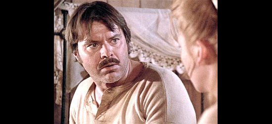 Robert Ulrich as Jake Spoon, reacting to the fact the Lorena has given in to Gus on Lonesome Dove (1989)