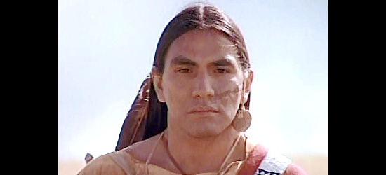 Rodney Grant as Crazy Horse, whose visions foretold the Battle of the Little Bighorn in Son of the Morning Star (1991)