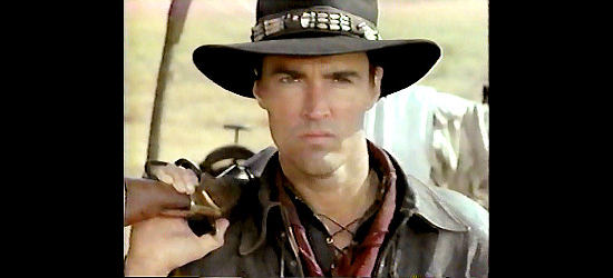 Todd Jensen as the Ysabel Kid, helping Dusty Fog battle a land grabber in Trigger Fast (1994)