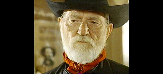 Willie Nelson as Lee Walker, finding himself on the vengeance trail in Outlaw Justice (1999)