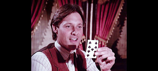 Bruce Boxleitner as Billy Montana, a young gambler thinking he has a winning hand in The Gambler (1980)