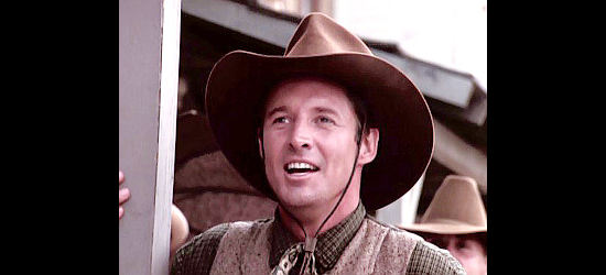 Bruce Boxleitner as Billy Montana, marveling over Buffalo Bill's trick-riding skills in The Gambler -- The Legend Continues (1987)