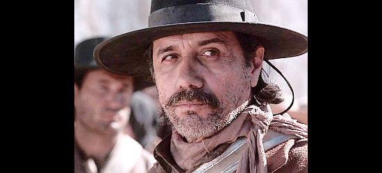 Edward James Olmos as Capt. Salazar, the Mexican commander who captures the U.S. party in Dead Man's Walk (1996)