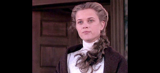 Reese Witherspoon as Ferris Dunnigan, the young woman who finds herself drawn to Newt though married to a much older and richer man in Return to Lonesome Dove (1993)