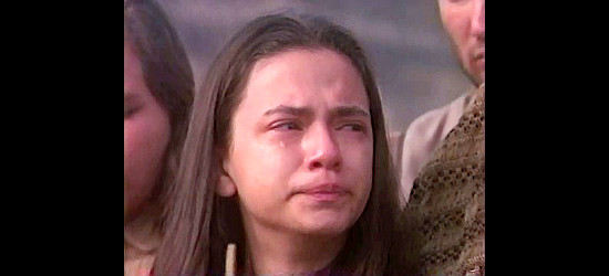 Vanessa Martinez as Teresa Garza, Maria's blind daughter in Streets of Laredo (1995)